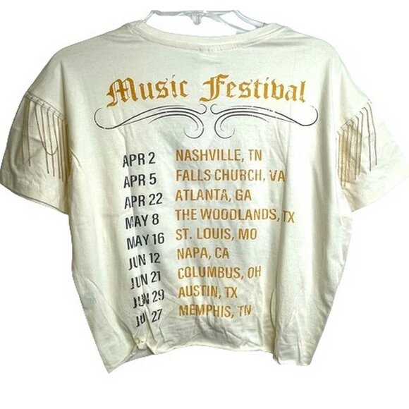 Messy Buns, Lazy Days Nashville Rock & Roll T-Shirt MEDIUM - Picture 6 of 11